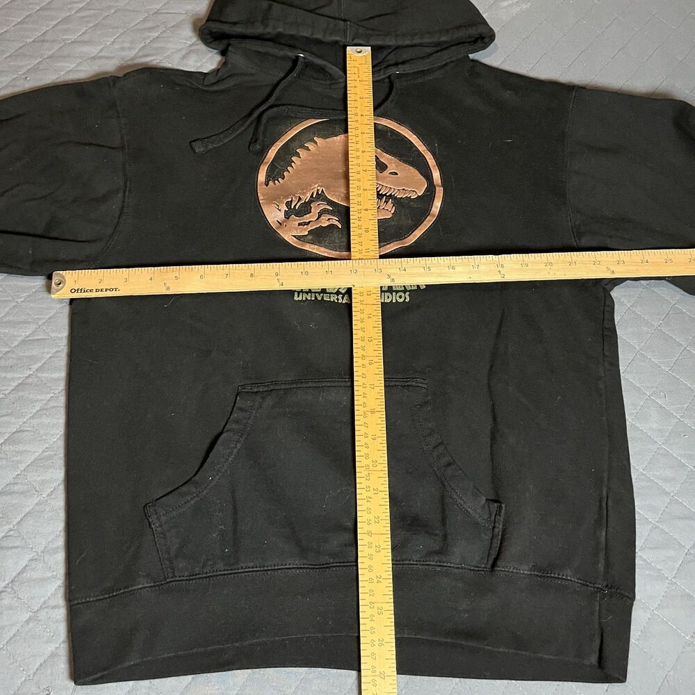 Jurassic Park Universal Studios Hoodie Sweatshirt Pullover Black Men No Size‎ - Picture 7 of 10